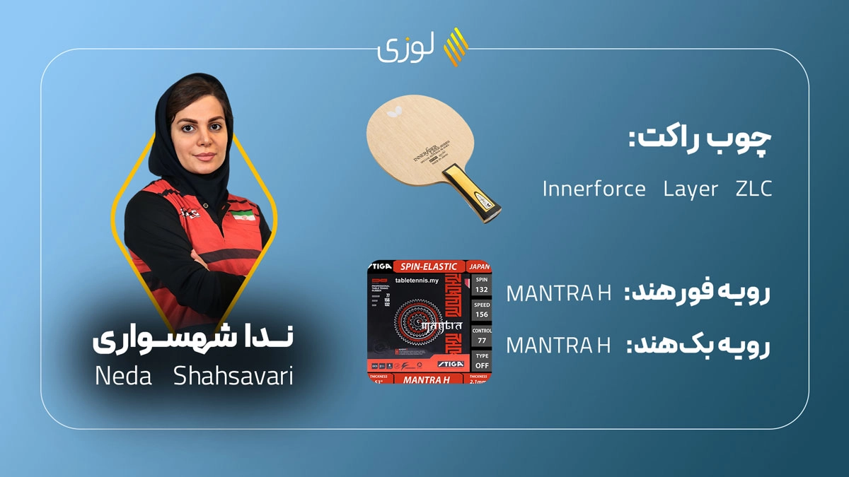 خرید تجهیزات بازیکنان پینگ پنگ