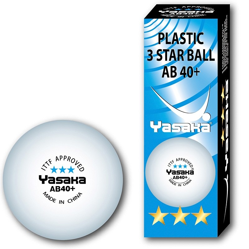 توپ 3 ستاره پلاستیکی 40+ AB یاساکا